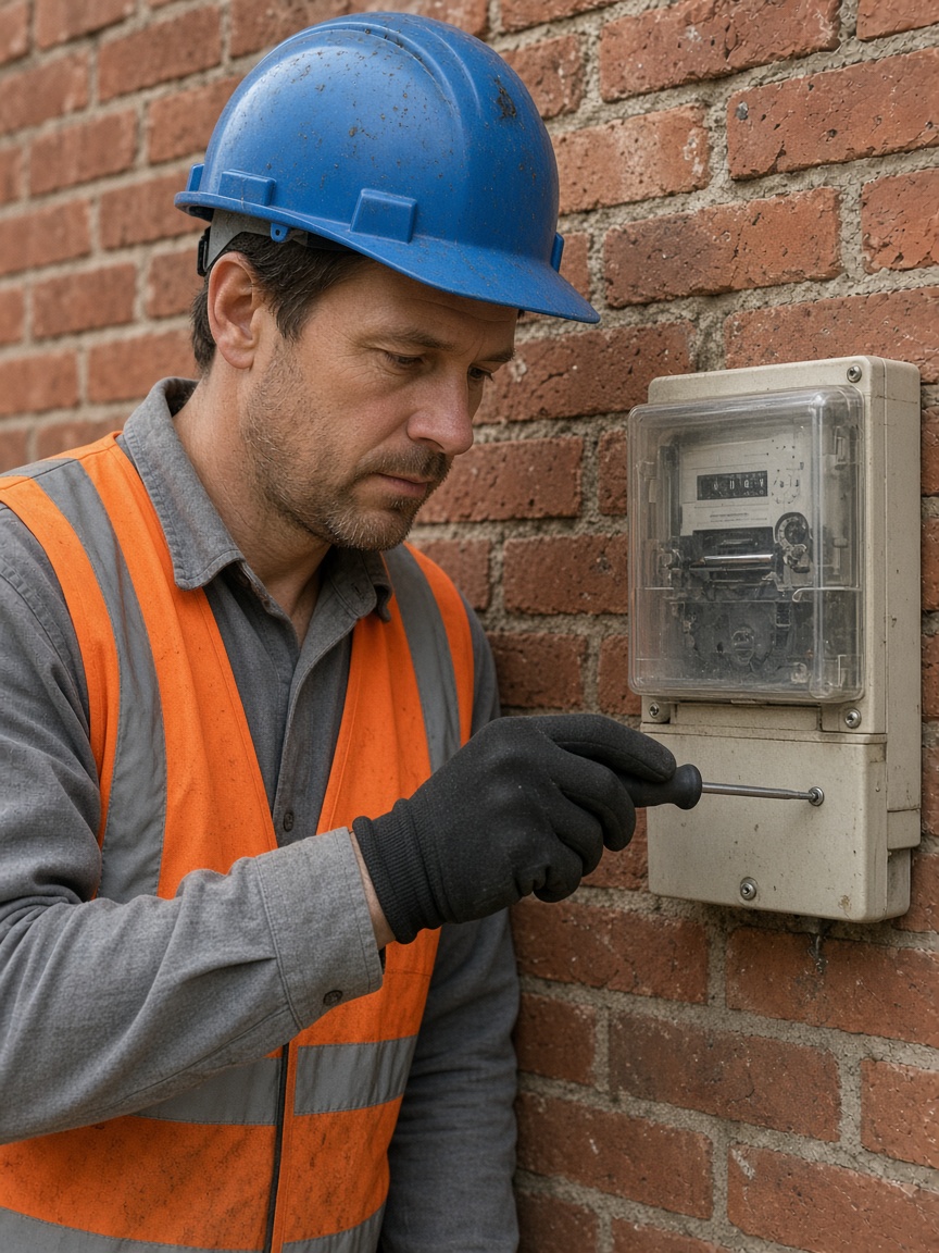 Geelong electrician at work